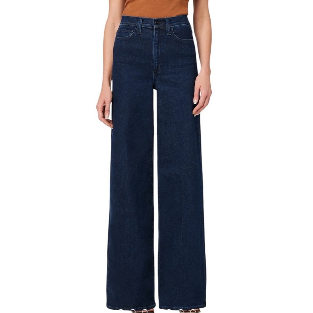 Joe's Jeans Dark Indigo Wide Leg Flare Jeans